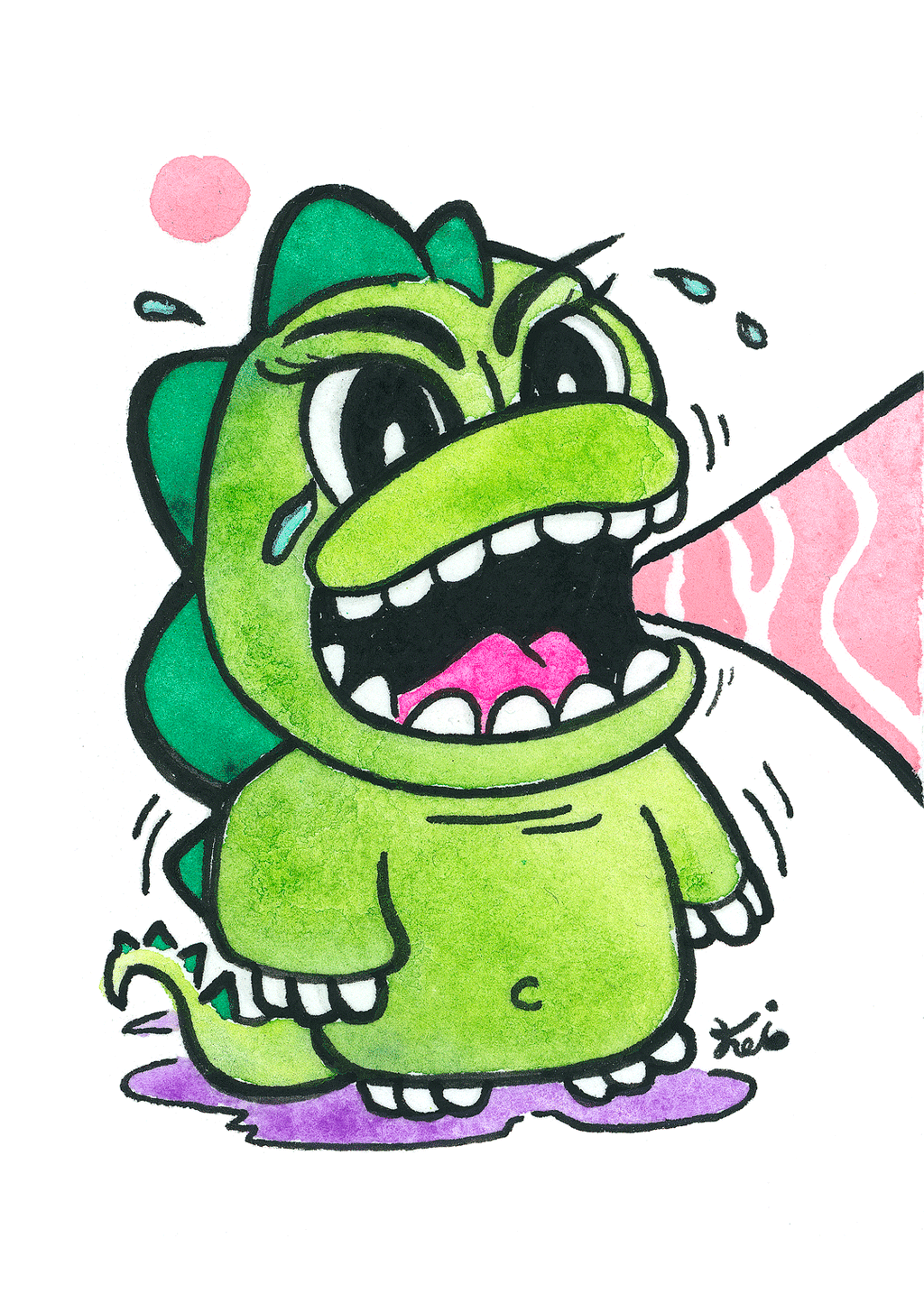 going nuclear (5x7 limited print)