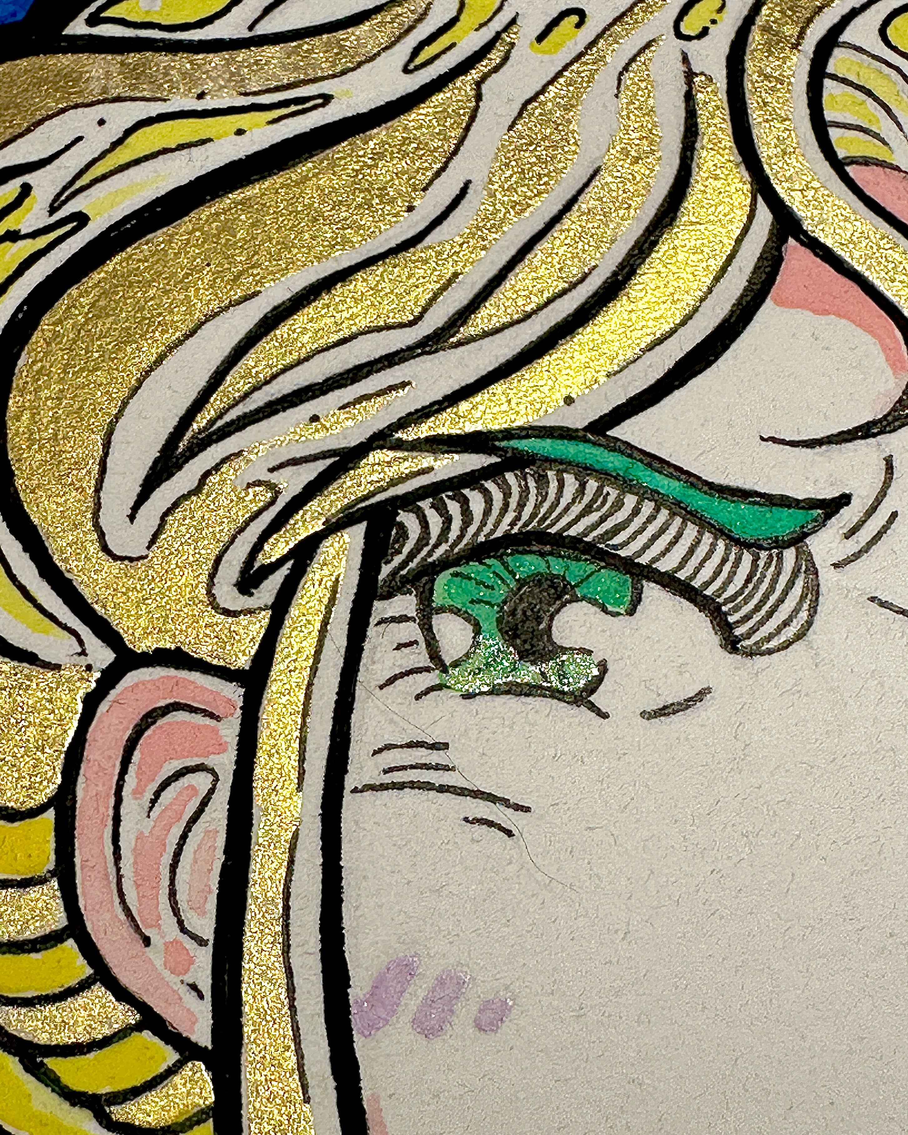 make the monsters scared (5x7)