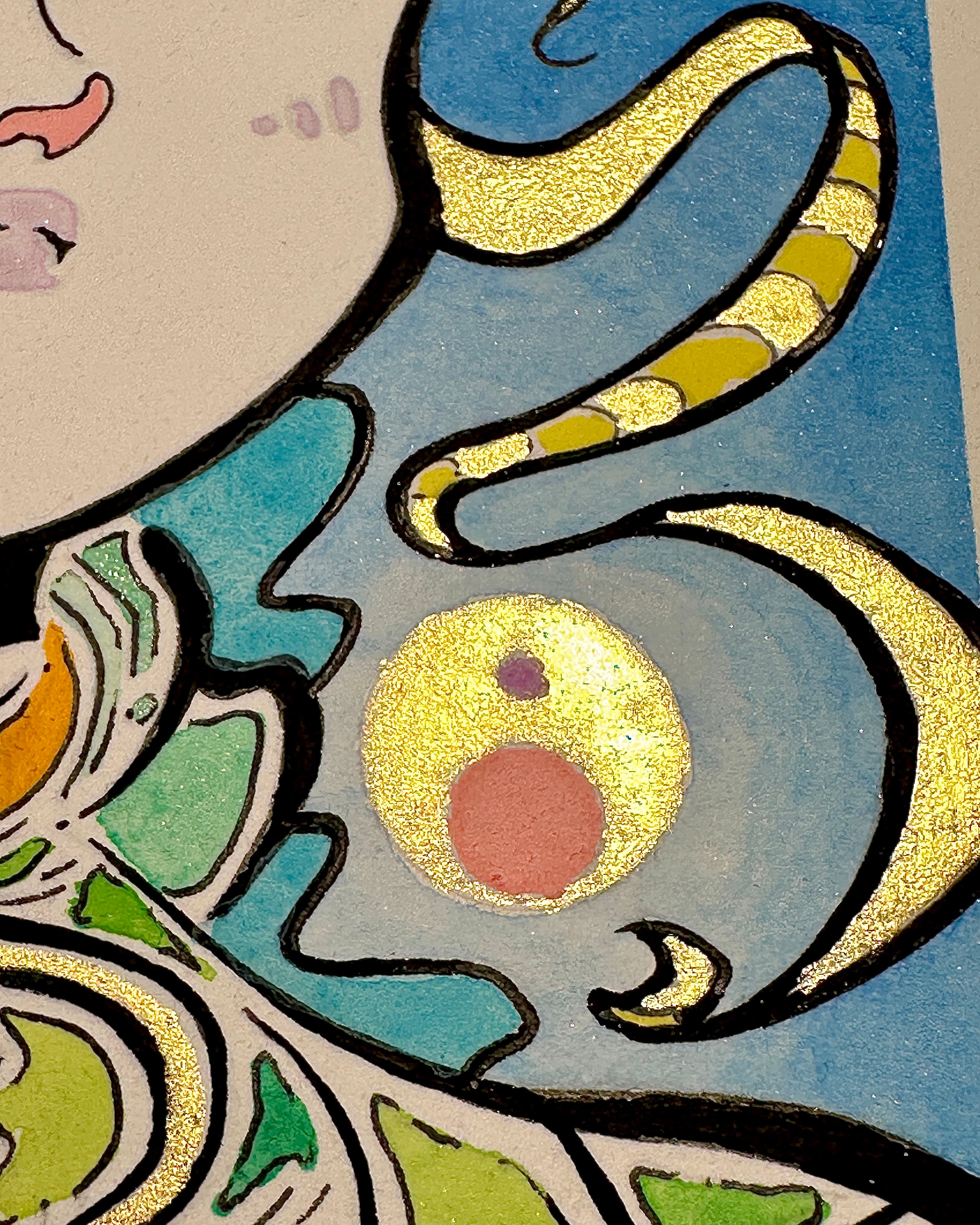 make the monsters scared (5x7)