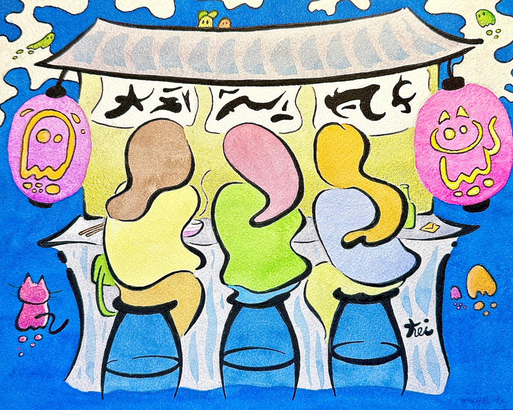 night market (framed 8x10)