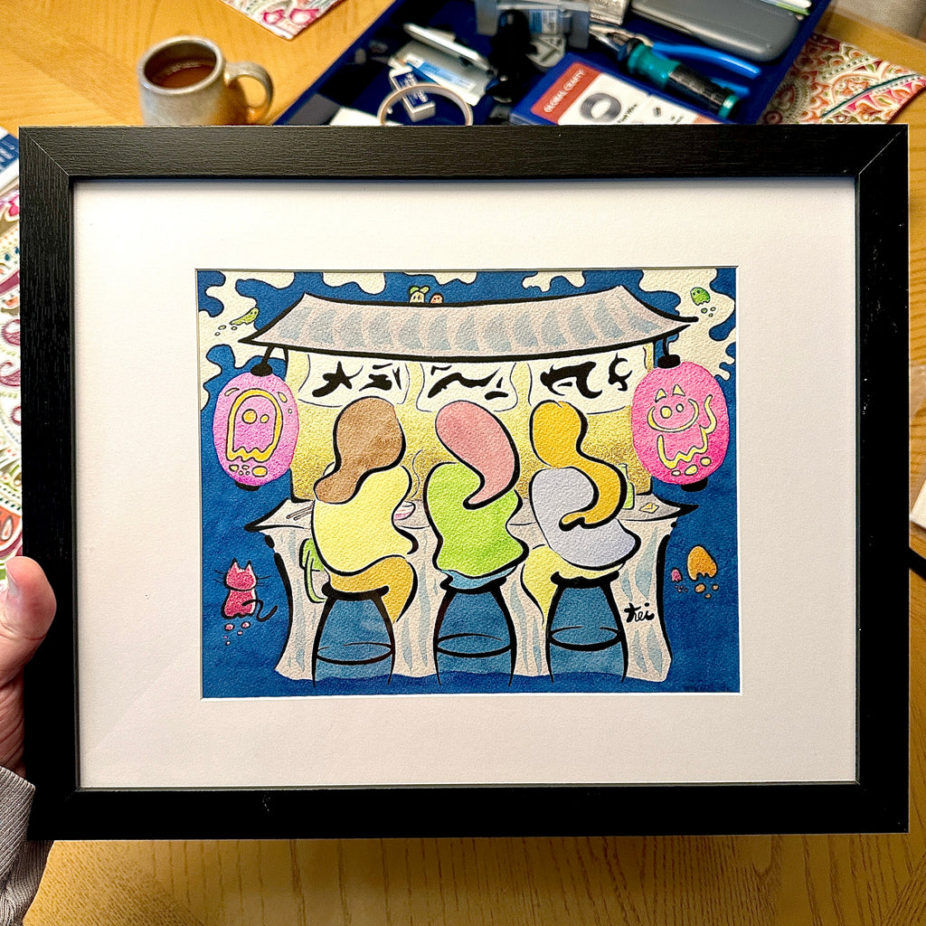 night market (framed 8x10)