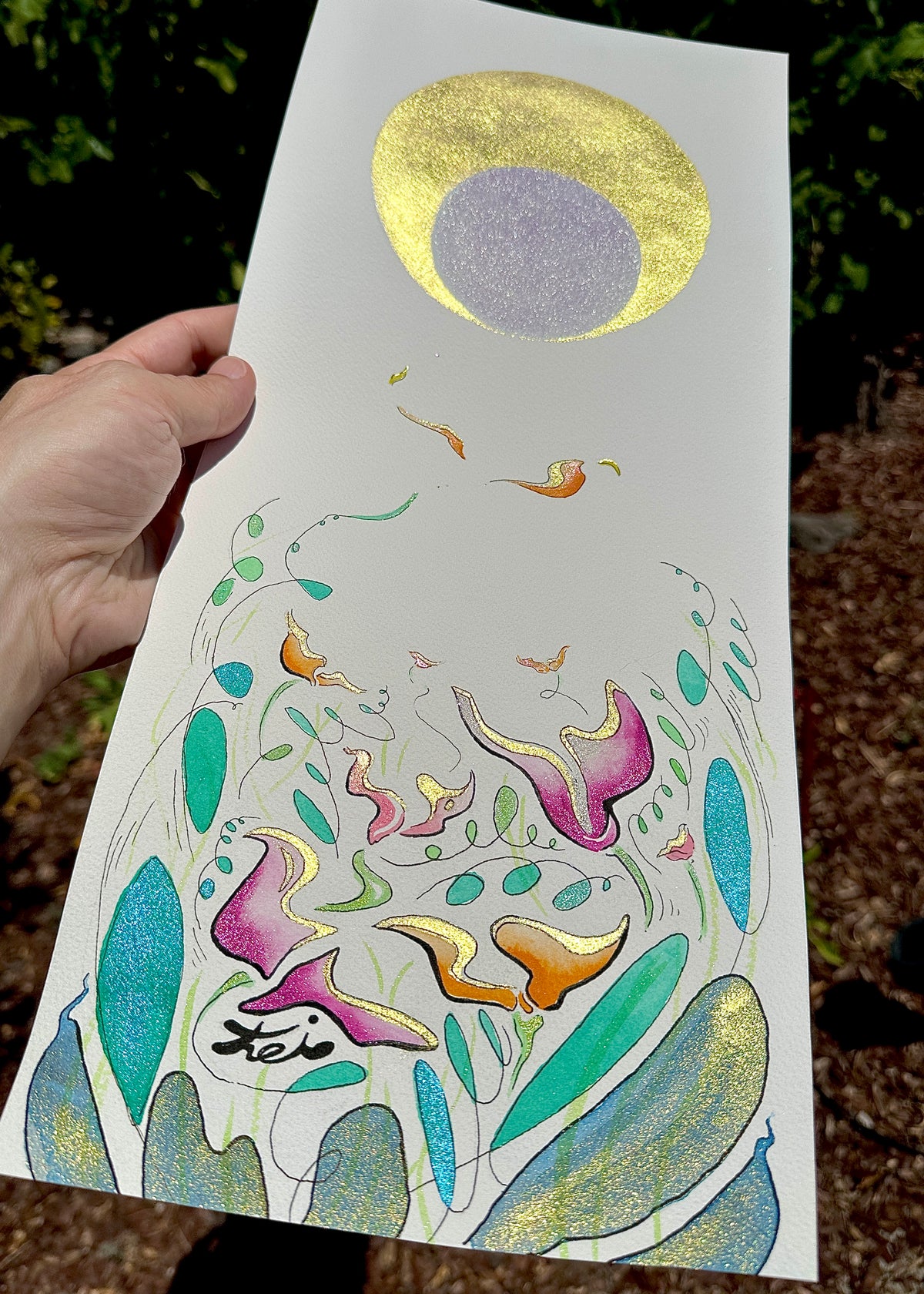 "so be it" (framed 8x18)