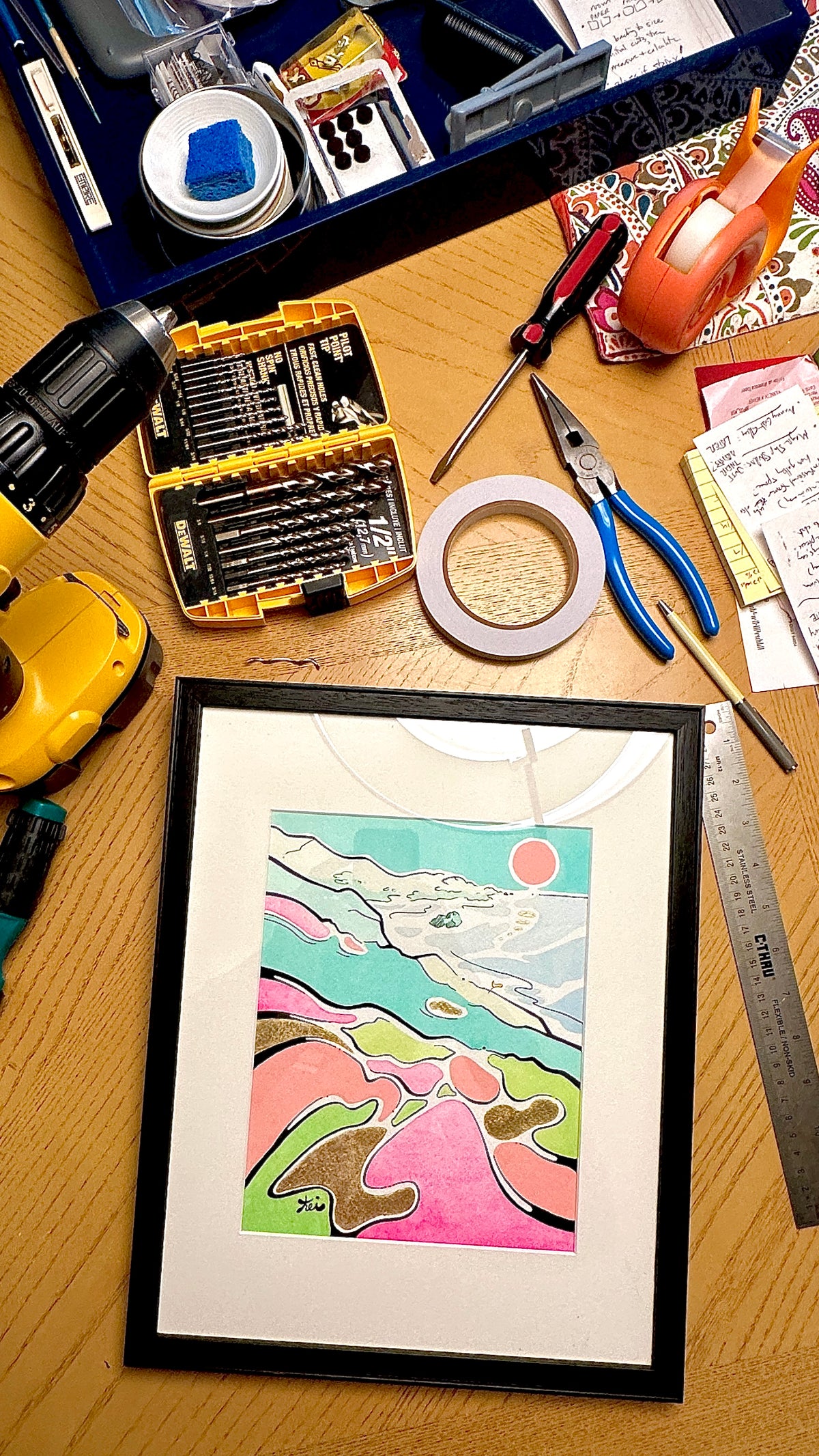 "flowers of Sea Ranch" (framed 8x10)
