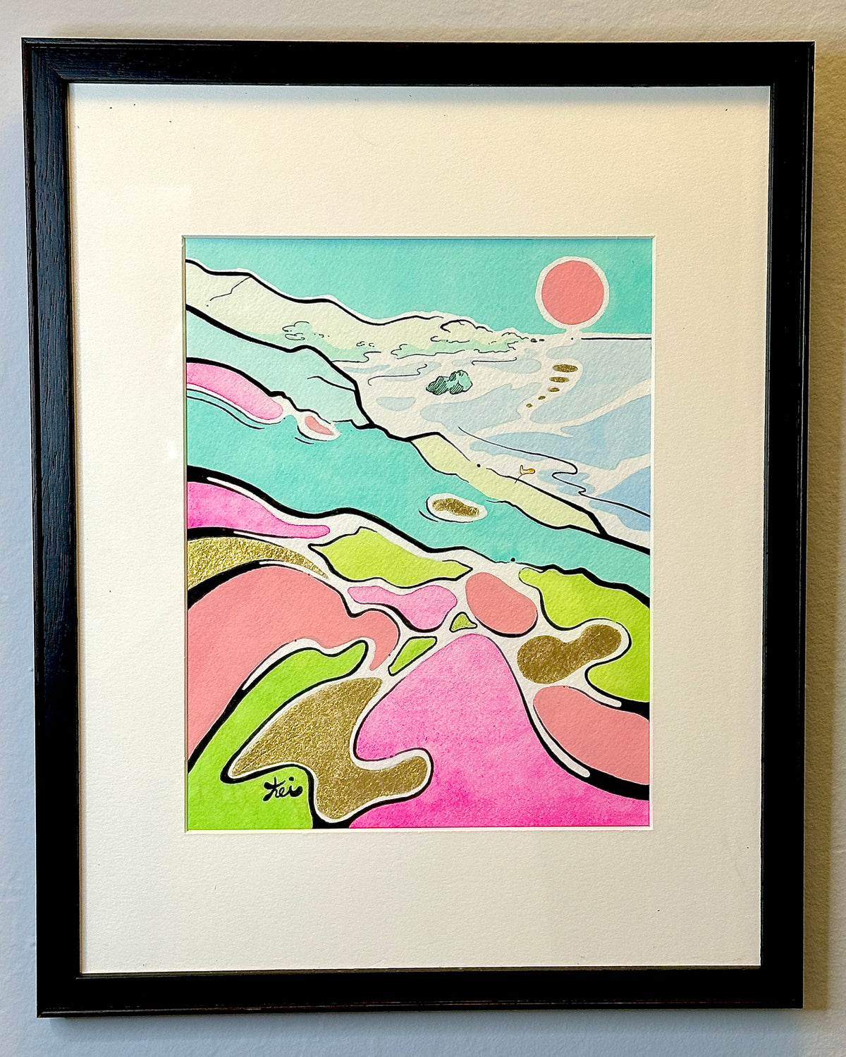 "flowers of Sea Ranch" (framed 8x10)