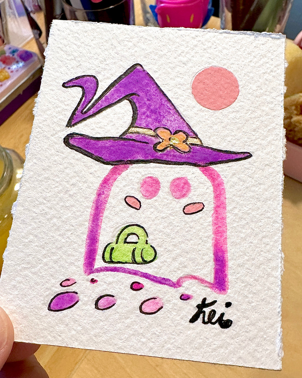 "Hilma" (mini painting)