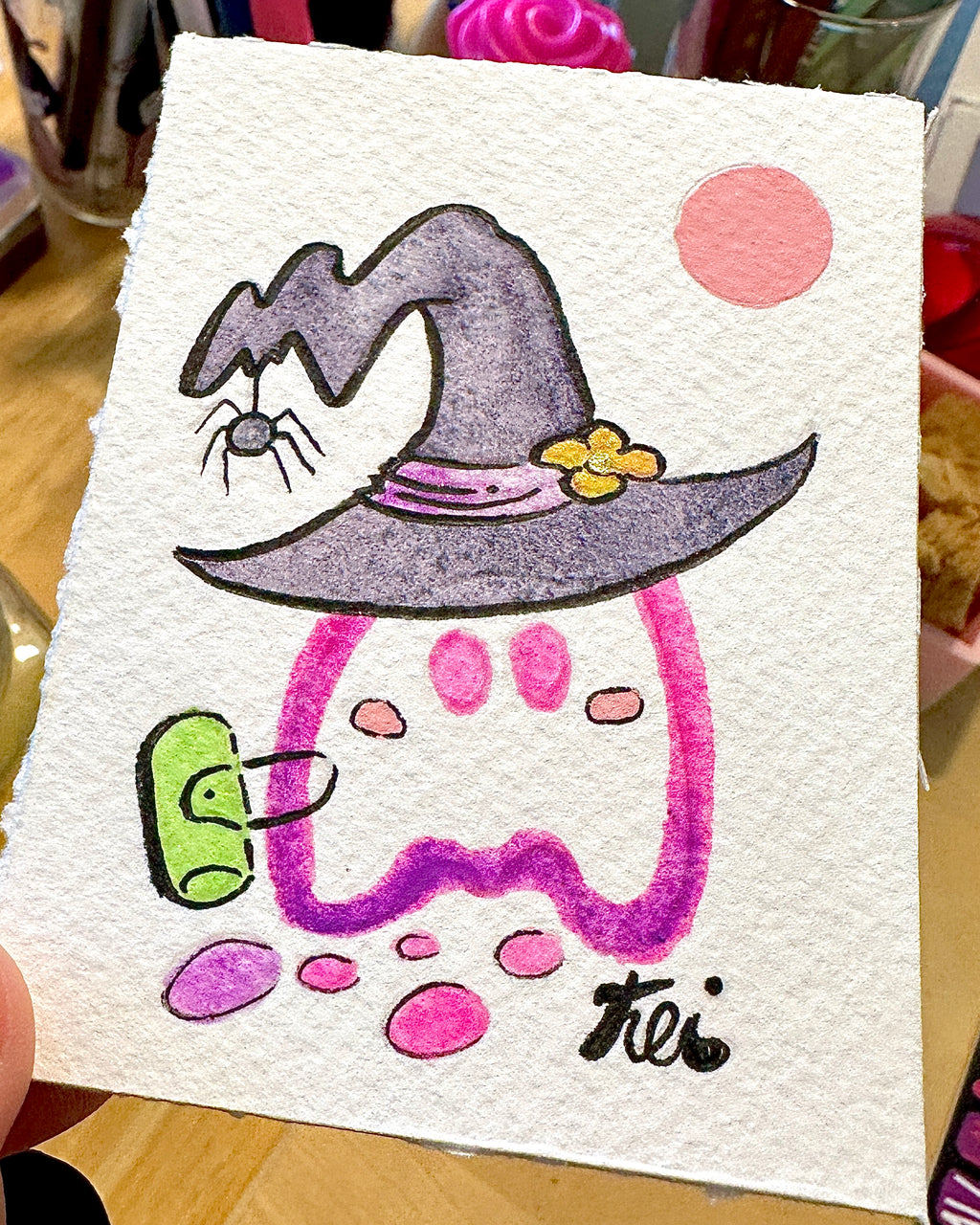 "Remedios" (mini painting)
