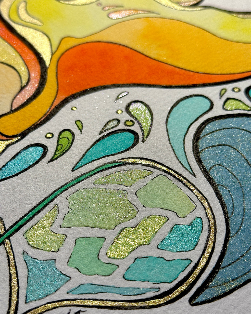 match quality (framed 12x16)