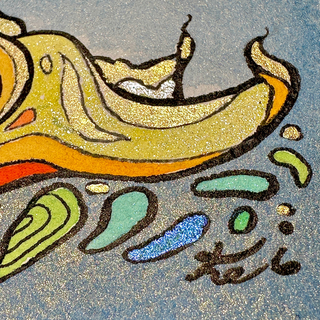 magic beans (framed 4x4)