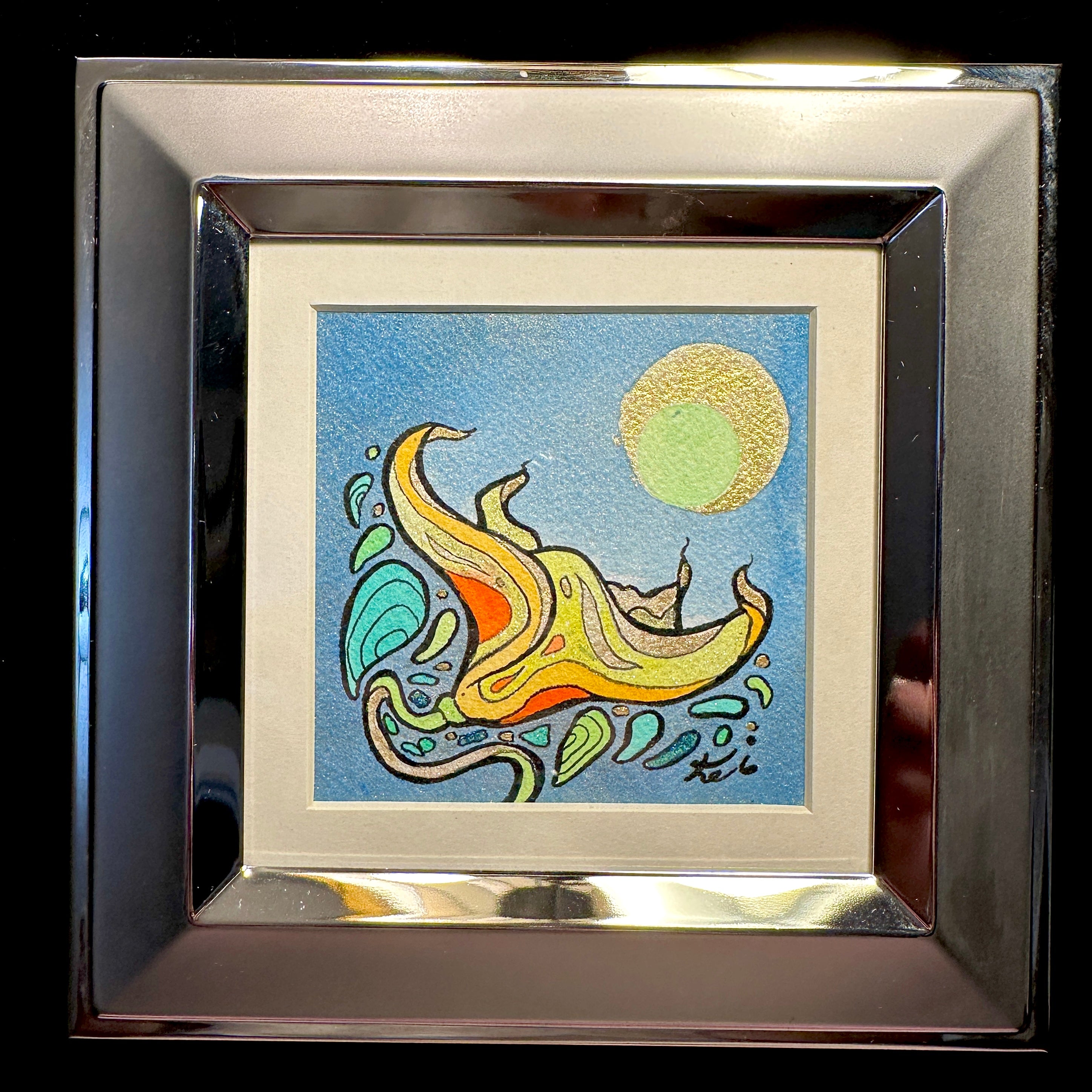magic beans (framed 4x4)