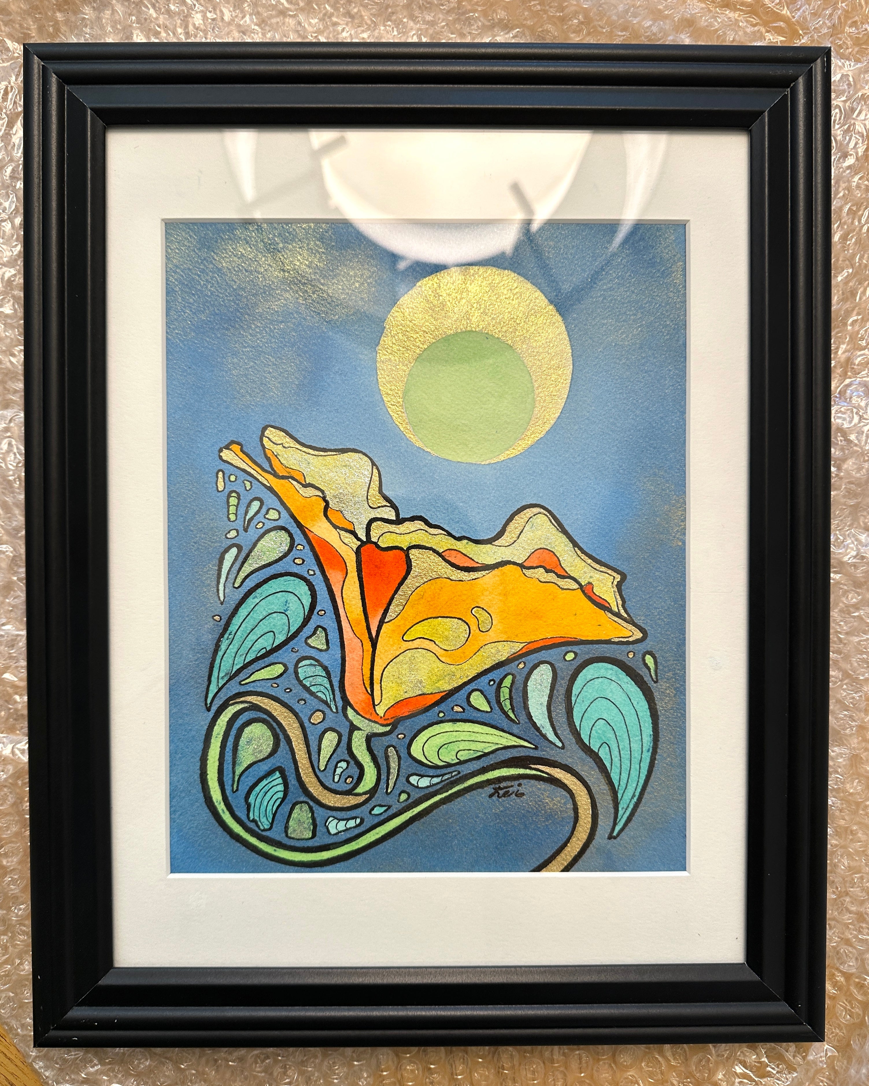 let them grow in dark and mystery (framed 8x10)