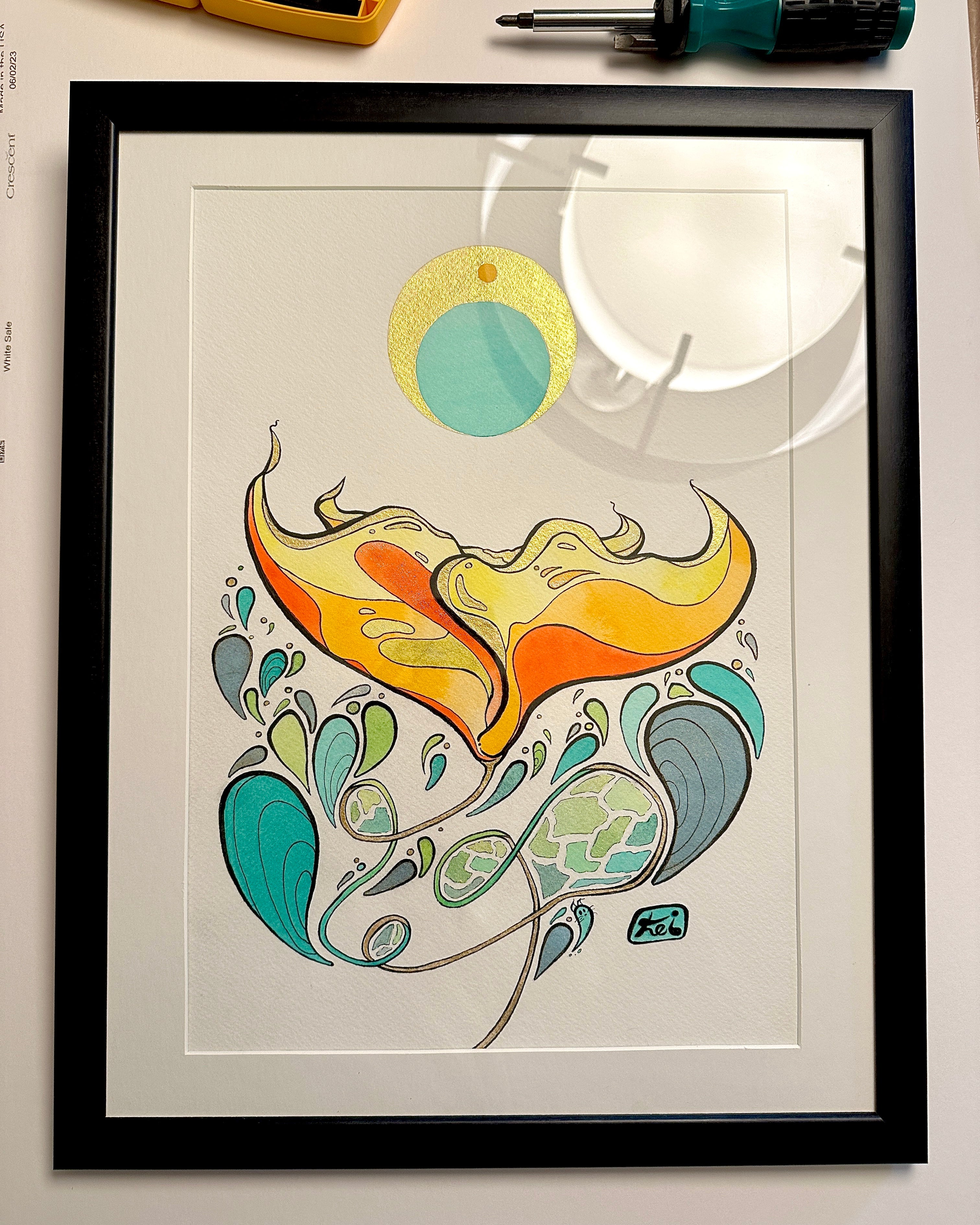 match quality (framed 12x16)
