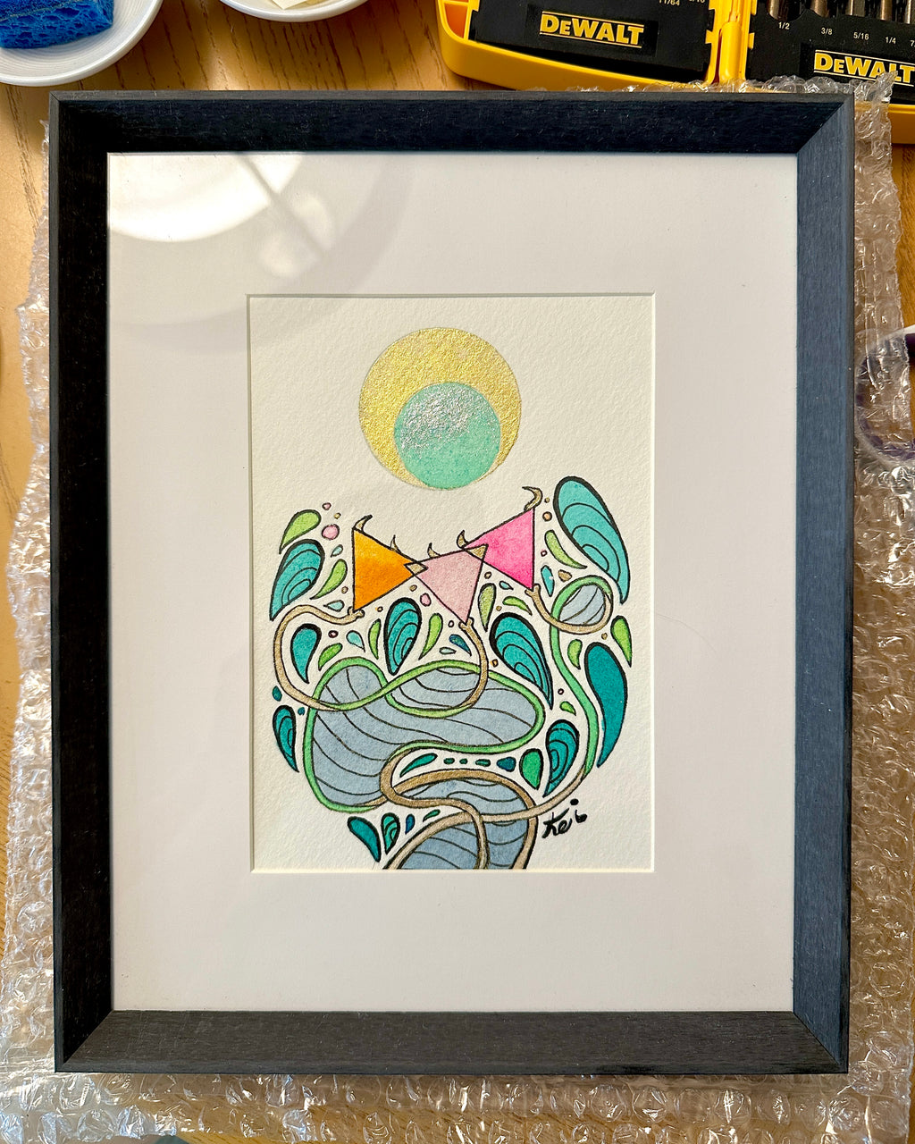 little devils (framed 5x7)