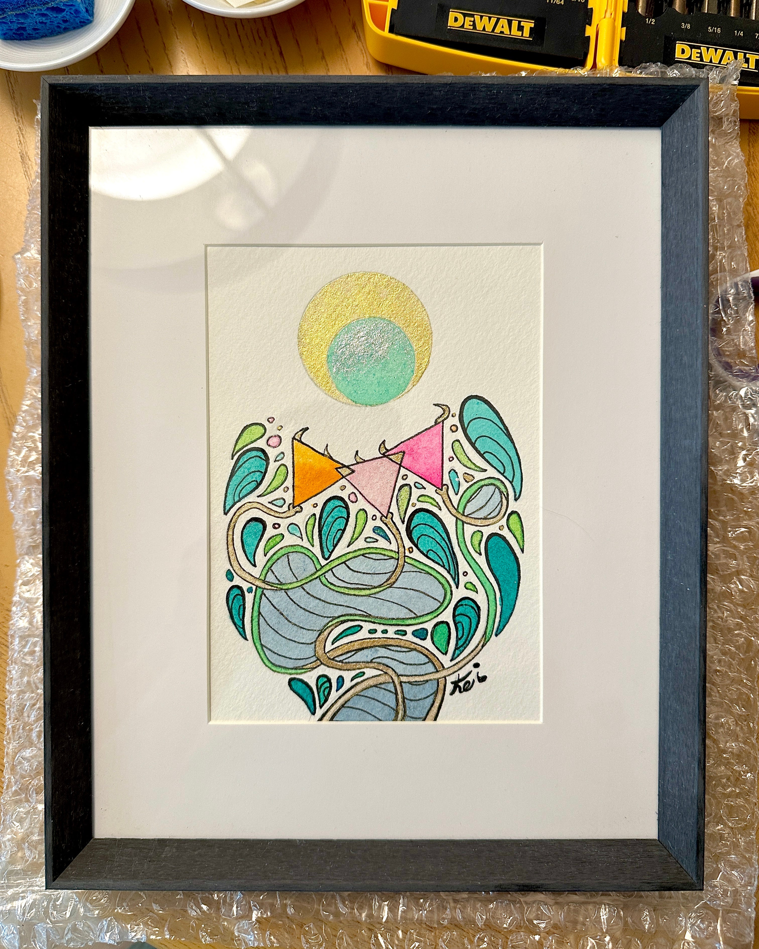 little devils (framed 5x7)