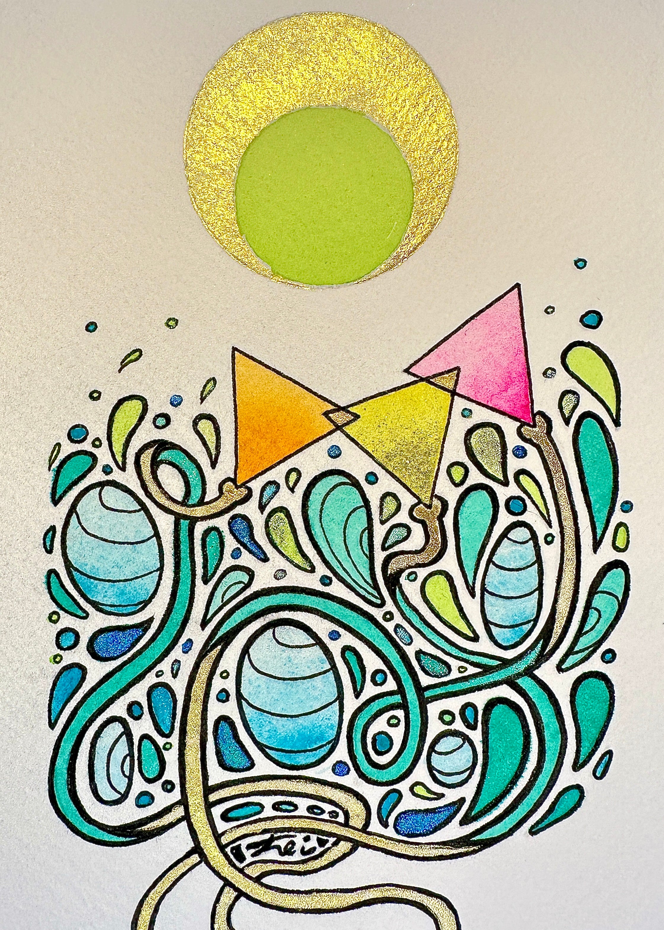 last bits of summer (framed 5x7)