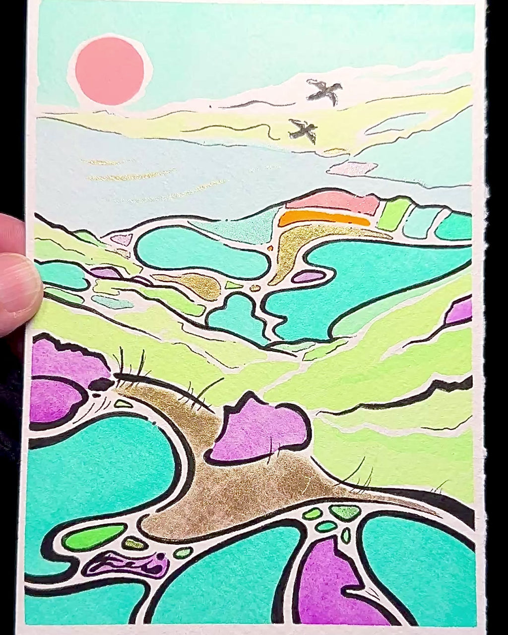 where lilies bloom (5x7)