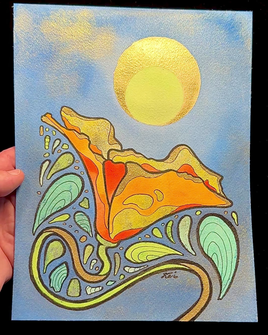 let them grow in dark and mystery (framed 8x10)