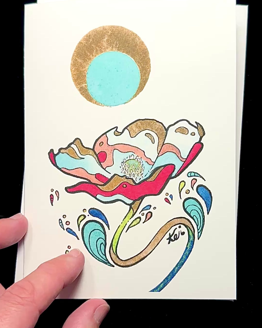 escape velocity (card + envelope)