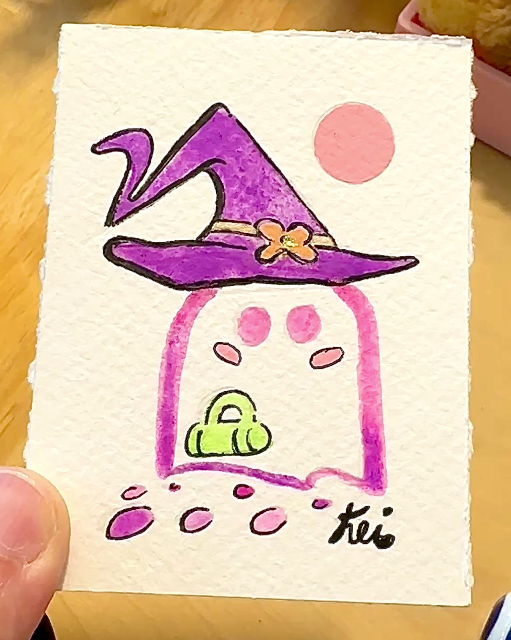 "Hilma" (mini painting)