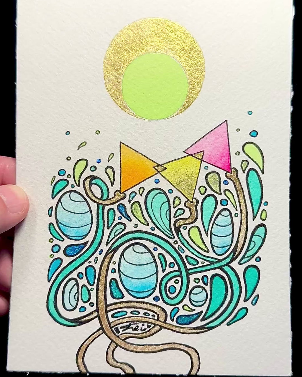 last bits of summer (framed 5x7)