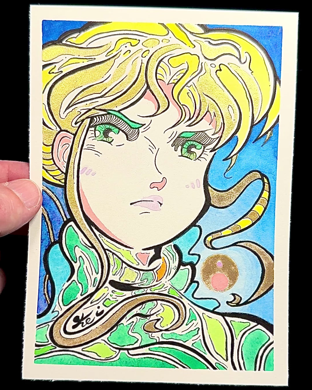 make the monsters scared (5x7)