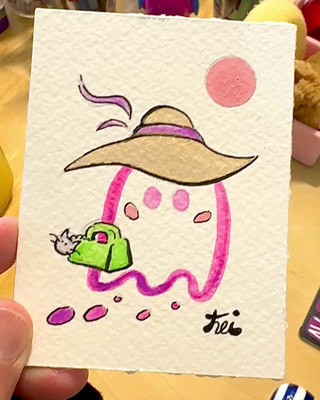 "Zoey" (mini painting)